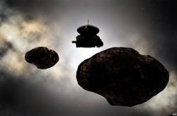 Artist Concept: Flying by a 2014 MU69